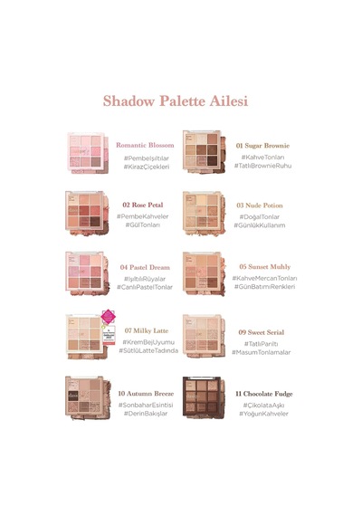 Yoğun Işıltılı Renk Seçenekleri Sunan Far Paleti Shadow Palette 34 Twinkle Mermaid Diğer