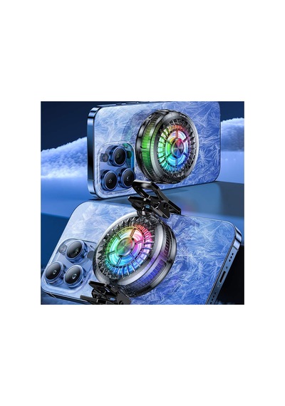 Telefon Sogutucu Fan Rgb Işıklı Gaming Telefon Soğutucu Pugb Oyun İçin Hızlı Soğutma Aparatı