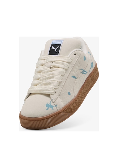 Puma Suede Xl Splatters Unisex Gri Spor Ayakkabı 01-gri 01-gri