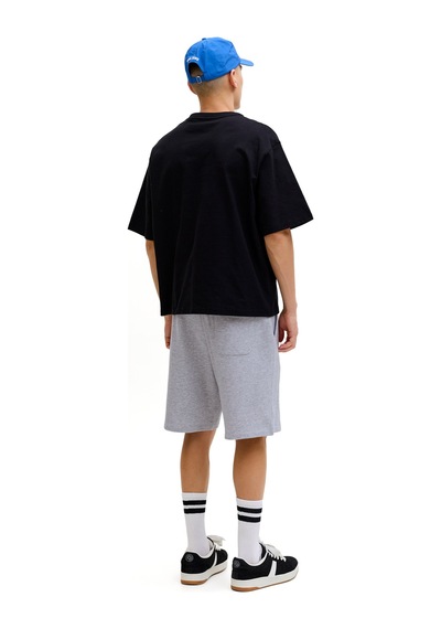 Jack & Jones Jpstkane Soho Sweat Short A Grı Mel Erkek Şort 000000000102684561 Gri