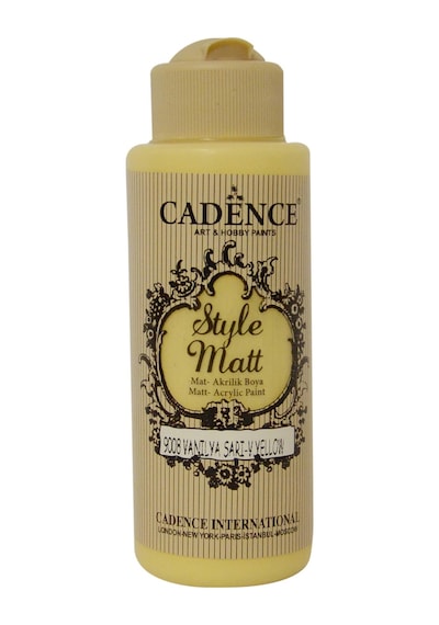 Cadence Style Matt Akrilik Boya 120Ml 9022 Mor Lila