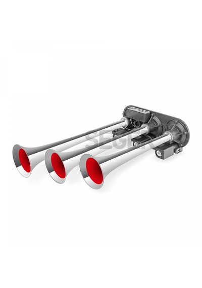 Seger - 24 Volt Krom 3 Borulu Dali Dali Arap Havalı Korna