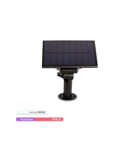Ack Solar Pc Led Kazıklı Çim Armatürü Güneş Enerjili Bahçe Duvar