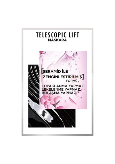 Telescopic Lift Extra Kirpiklerde Uzunluk Ve Hacim Etkili Siyah Maskara 9.9 Ml