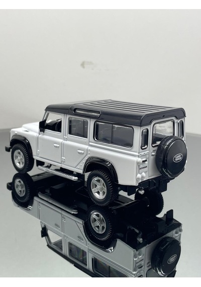 Land Rover 1:32 Ölçek Metal Çek Bırak Model Araba 12 Cm - Beyaz