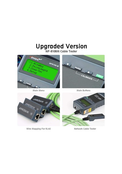 Noyafa Rj45 Cat5 Cat6 5E 6E Network Kablo Test Cihazı