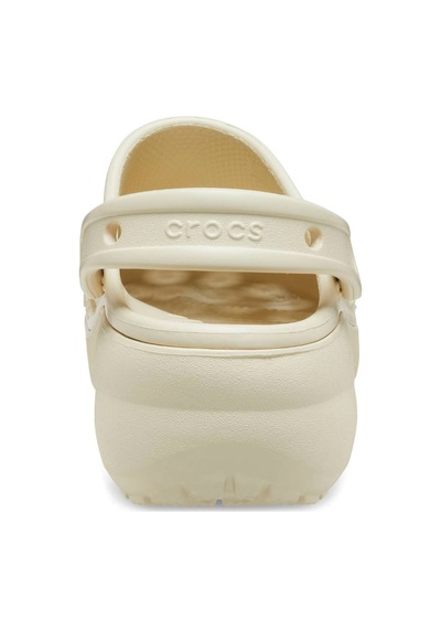 Crocs Classic Platform Clog Günlük Unisex Terlik Bone Bone Krem