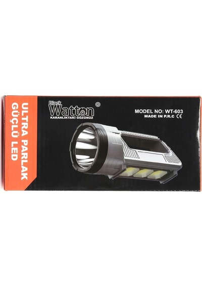 Güçlü Şarjlı Fener Masa Lambası Wt-603 Renkli
