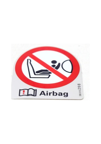 6 Adet 3B0010219 Airbag Hava Yastigi Uyari Etiketi