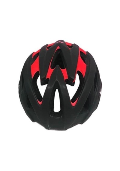 Zozo Mv29 Işıklı Kask Siyah/Kırmızı L
