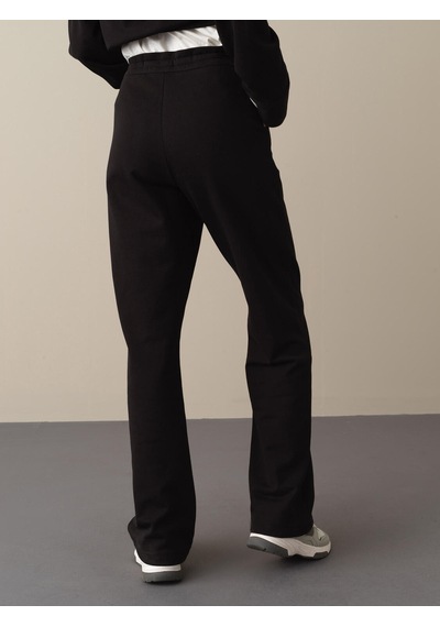 Xint Siyah Oversize Pamuk Sweat Pantolon 470382