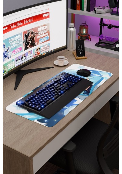 Chongyun Genshin Impact Anime Gacha V2 - 70x30 Xl Gaming Mouse Pad Fare Altlığı