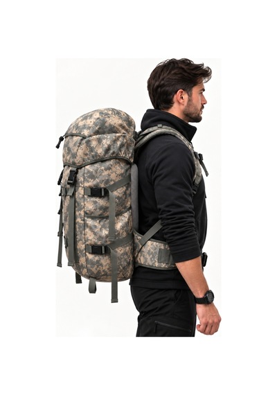 Su Geçirmez Dağcı Sırt Çantası - Outdoor Çanta - Savage Ventura 75 Lt - D.kmflj Çok Renkli