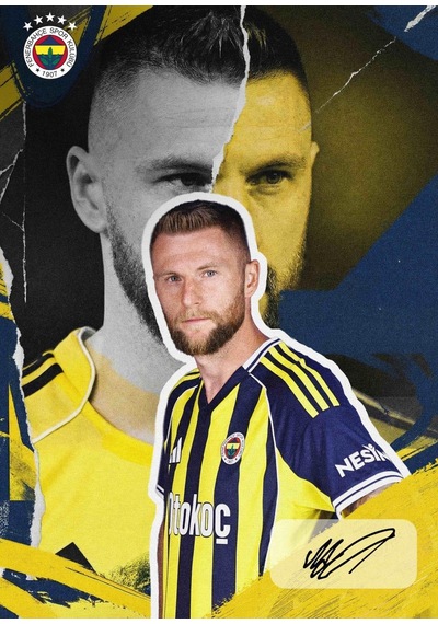 Mythos Statik Poster Fenerbahçe Milan Skriniar 50x70 Cm