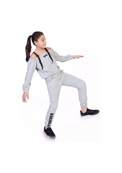 Toontoy Kids Toontoy Kız Çocuk Now Baskılı Eşofman Takım Siyah
