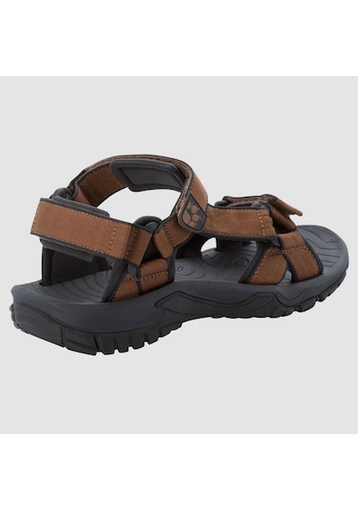 Jack Wolfskin 4019021 Lakewood Ride Sandal M Brown Black Erkek Sandalet Kahverengi