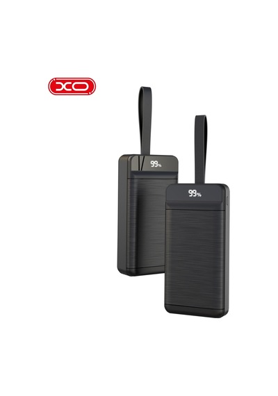 30000 Mah 22.5w Hızlı Şarj Destekli 3 Çıkışlı Dijital Ekranlı Ve Fenerli Powerbank Beyaz
