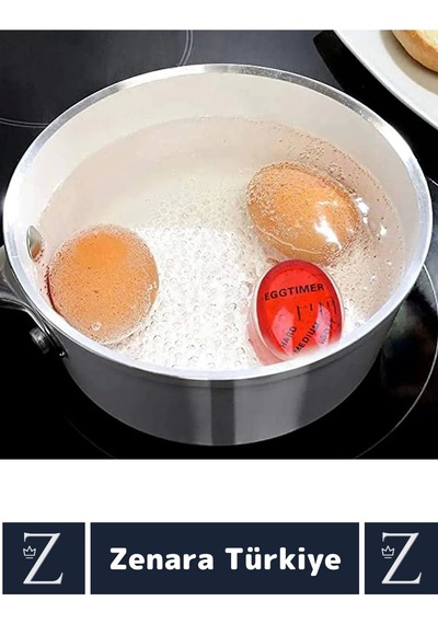 Premium Yanmaz Erimez 3 Farklı Zamanlayıcılı Haşlama Yumurta Pişirme Derecesi Egg Timer Çok Renkli