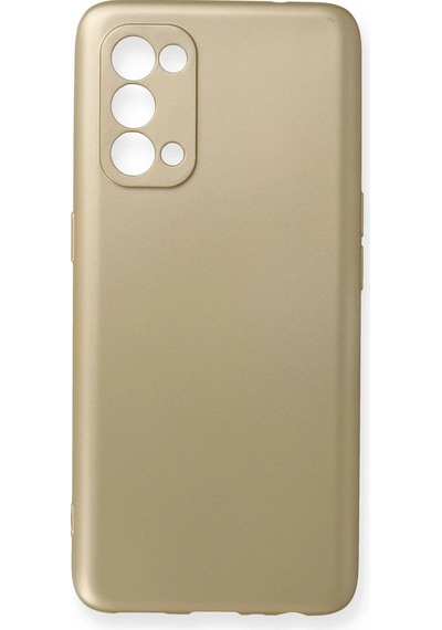 Ilkeshop Newface Oppo Reno 5 Pro Kılıf First Silikon - Gold