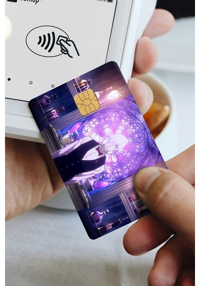Death Parade Kart Kaplama Sticker 8 Adet Çok Renkli