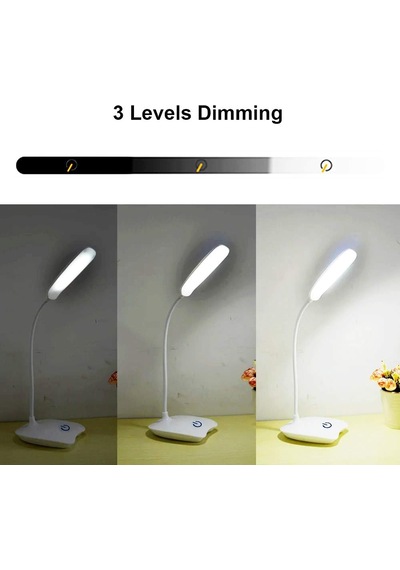 Dekoratif Dokunmatik Eye Şarjlı 36cm Led Masa Lambası Çok Renkli