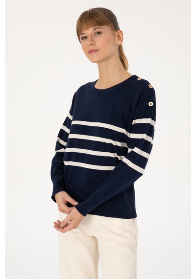 U.s. Polo Assn. Kadın Lacivert Kazak /triko 50317548-vr033 Lacıvert