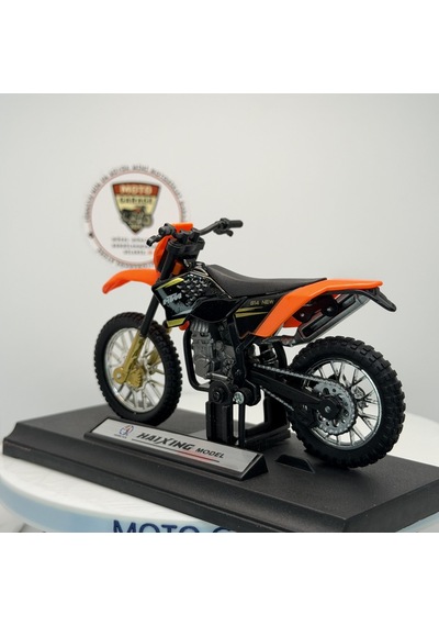 Ktm Enduro Cross - 1:18 Ölçek 12cm Kutulu Standlı Diecast Motosiklet Modeli
