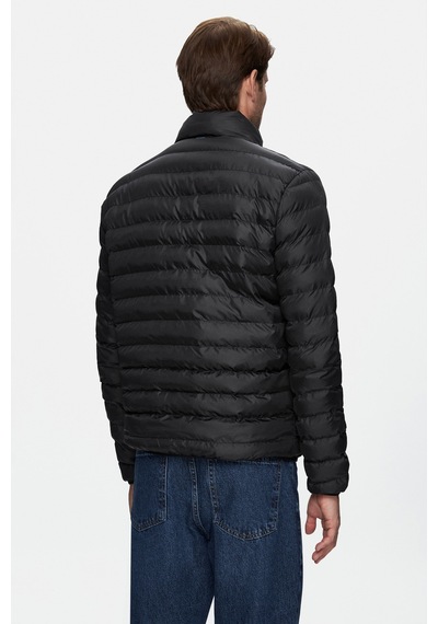 Ucla Northwın Siyah Fermuarlı Ve Cepli Polyester Standard Fit Erkek Mont - Siyah