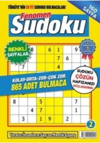 Fenomen Sudoku 2- Maxı Yayıncılık