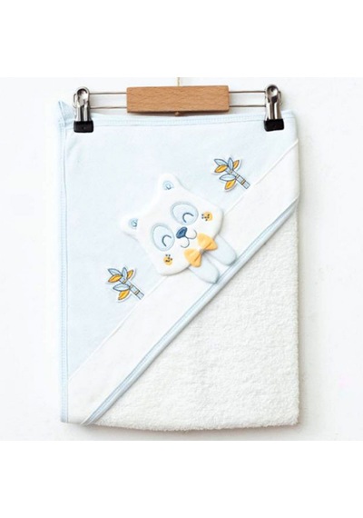 Ekebaby Panda Bebek Havlusu 80x80 Cm 1417