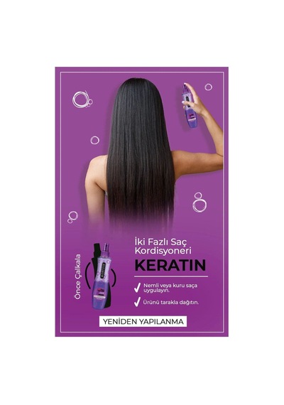 Northcity Keratin Çift Fazlı Kondisyoner Fön Suyu 240 Ml - Mrfs
