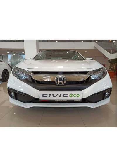 Honda Civic Fc5 Sis Farı Üst Kaşı Çıtası Kaplaması Siyah 2019-