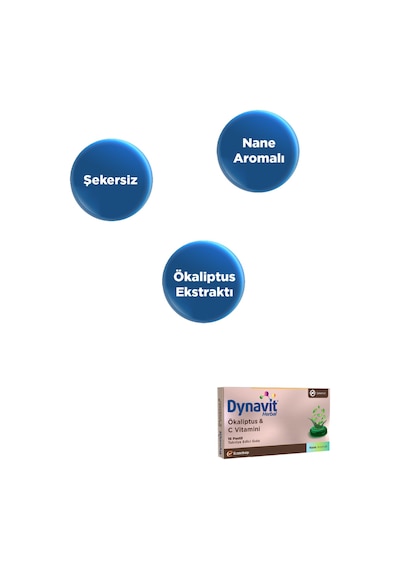 Dynavit Herbal Okaliptüs C Vitamini 16 Pastil