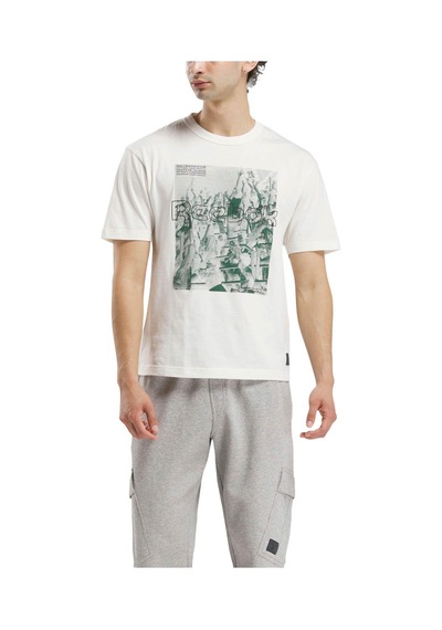 Reebok Cl Team Tradıtıon Ss Tee Giyim Erkek Krem