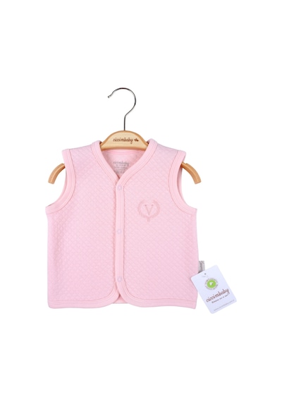 U.S. Polo Assn. Ciccim Baby Kapitone Yelek 4708 Pembe 001