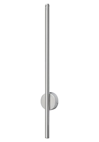 Dekoratif Led Aplik Krom Gümüş Renkli 70 Cm Beyaz Işık Beyaz