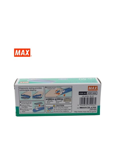 Max Hd-50 Mavi Zımba Makinesi Hd91623