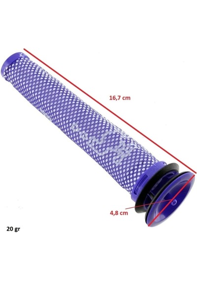 Dyson V7 V8 Uyumlu Elektrikli Süpürge Ön Hepa Filtre Seti 1