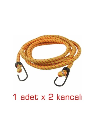 Bagaj Lastiği Metal Kancalı 6 Mm Kalınlık