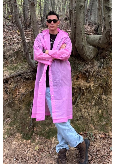 Mollycrush Unisex Su Rüzgar Geçirmez Katlanabilir Kapüşonlu Çıtçıt Düğmeli Eva Mavi Yağmurluk Pembe Mollycrush Unisex Su Rüzgar Geçirmez Katlanabilir Kapüşonlu Çıtçıt Düğmeli Eva Mavi Yağmurluk Pembe