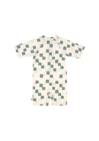 Lassig Uv Korumalı Mayo Checkerboard Sea Salt Green Yeşil