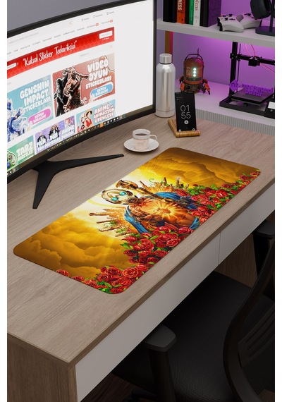 Borderlands Kaymaz Dikişli Kauçuk Oyuncu Mousepad V1 - 70x30 Xl Gaming Mouse Pad Fare Altlığı