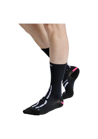 X-bıonıc X-bionic X-socks Trail Anatomix Crew Unisex Koşu Çorabı Xbxw Siyah