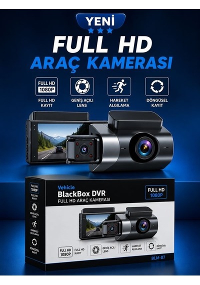 Wi-fi 1080p Araç İçi Kamera 5mp, 170 Açı, Araba Kamerası G-sensör, Döngü Kayıt, 150mah Batarya