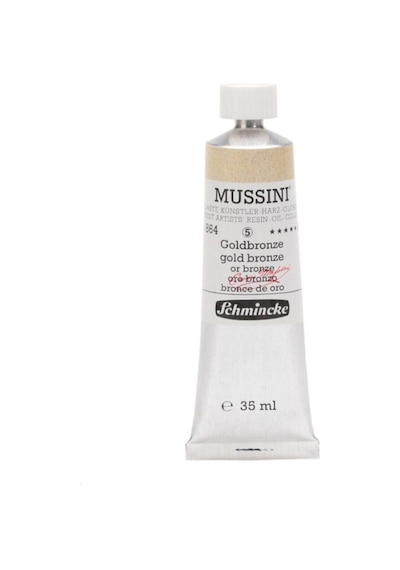 Schmincke Mussini Artist Yağlı Boya 35 ML Seri 5 864 Gold Bronze