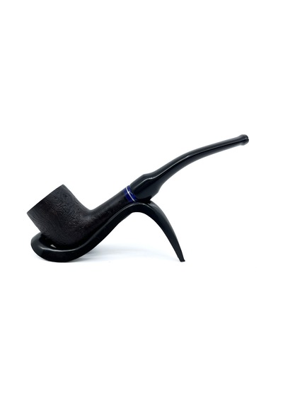 Dapper Bent Billiard Briar Gül Kökü 9 Mm Filtreli El Yapımı Pipo - 3077