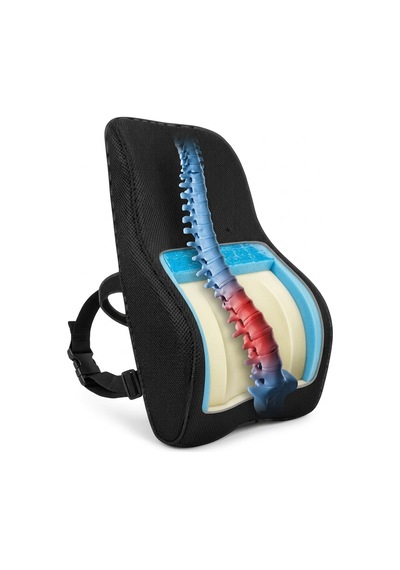 Yeni Nesil Visco Ortopedik Ergonomik Kaymaz Taban Terlemez 2 Li Takım - Ofis, Araç, Ev Çalışma Sandalyesi Minder Ve Yastık Set Rahat Duruş Ortopedik Visco