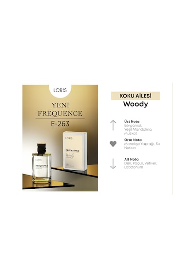E-263 Frequence Erkek Parfüm Edp 50 Ml Odunsu