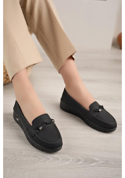 Nesil Shoes Ayzen 502 Siyah Kot Anatomik Kadın Ayakkabı-siyah Kot Kot Rengi - Siyah Nesil Shoes Ayzen 502 Siyah Kot Anatomik Kadın Ayakkabı-siyah Kot Kot Rengi - Siyah
