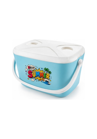 20 Lt Buzzy Retro Buzluk Termos 1179 Cooler Box -402 Açık Mavi